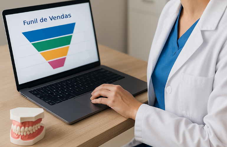 funil clinica odontológica franquia