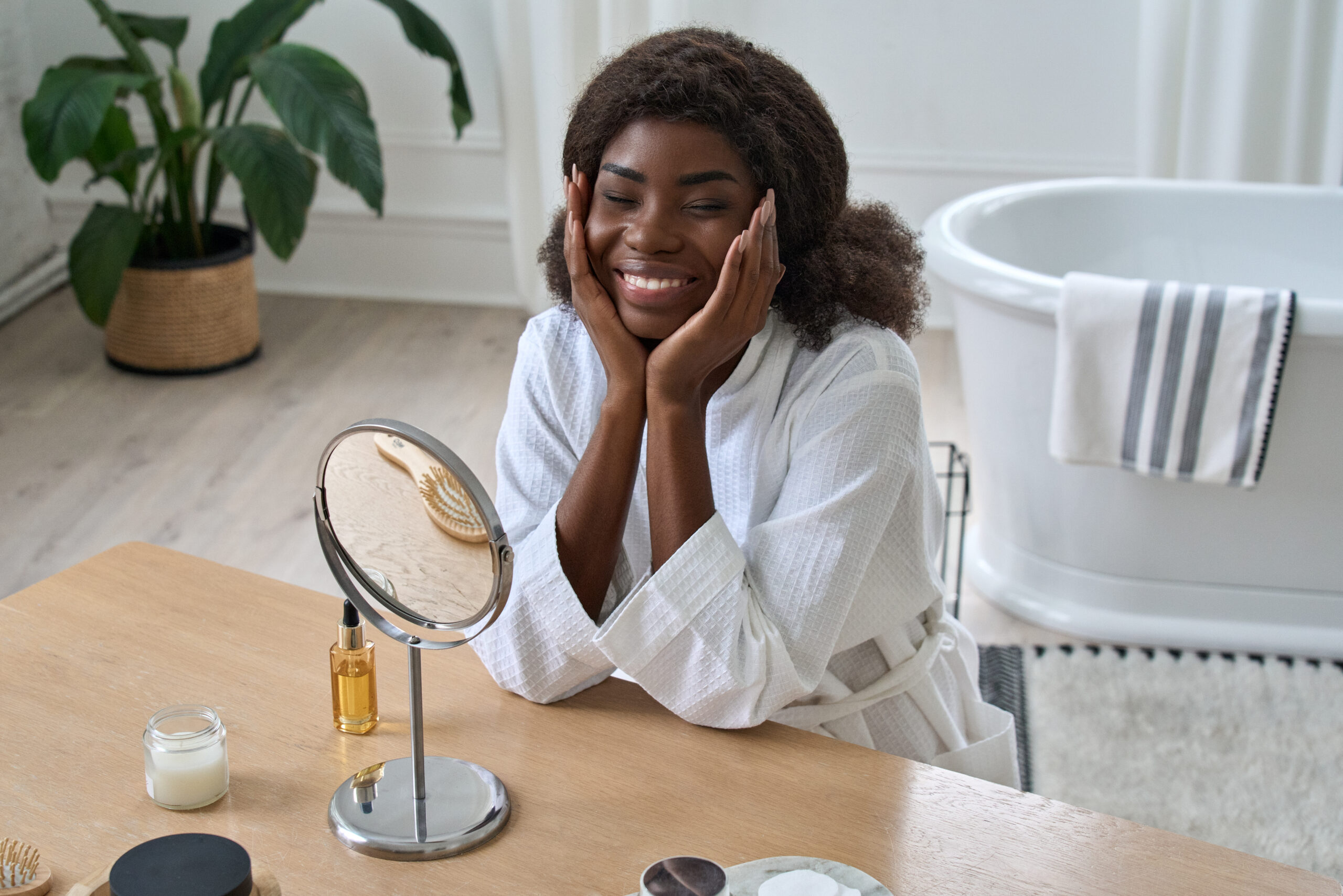 autocuidado e sorriso